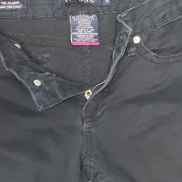 Junior Womens Vigoss Black Jeans 👖 ♥ - Picture 5 of 7